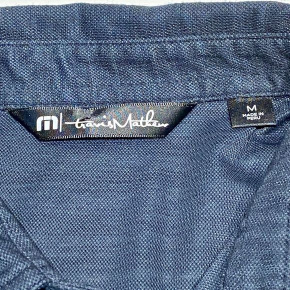 Travis Mathew What A Legend Golf Polo Shirt Men’s M Scoop Hem Gray Performance - Picture 6 of 9